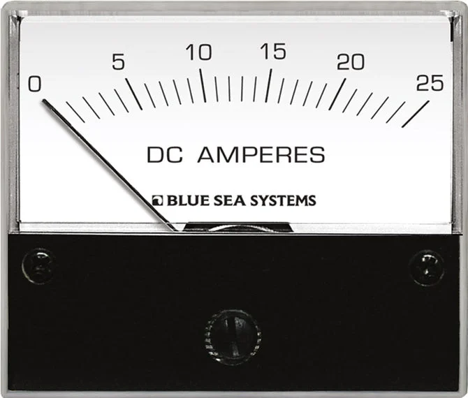 BSS DC Analog Ammeter - 0 to 25A w/Shunt