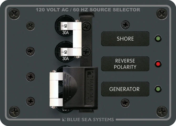 BSS Traditional Metal Panel -120V AC 30A Toggle Source Selector