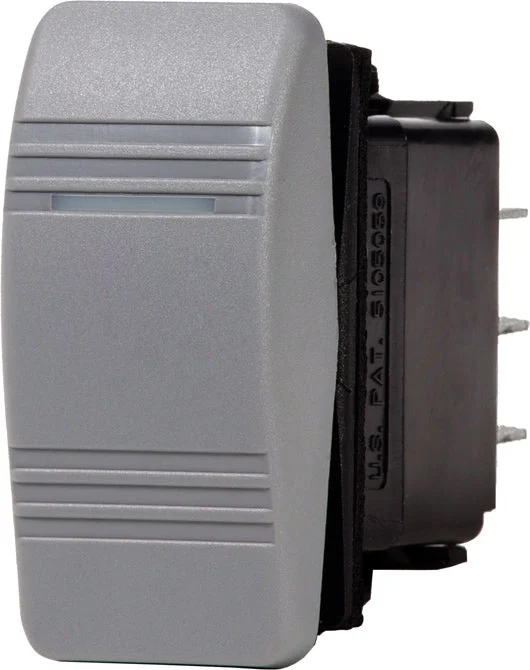 Blue Sea Systems Contura Switch DPST Gray - OFF-ON