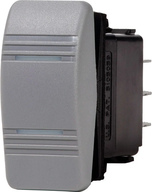 BSS Contura Switch DPDT Gray - ON-OFF-ON