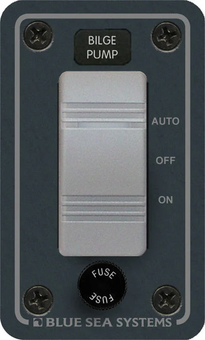 BSS Contura Water Resistant 12V DC Panel - Bilge Pump Control