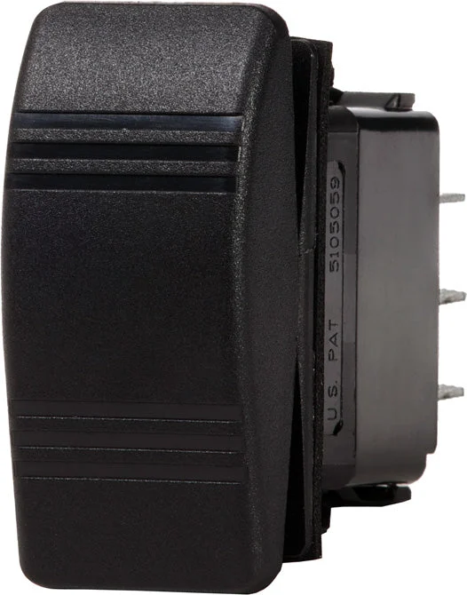BSS Contura Switch SPST Black - OFF-(ON)