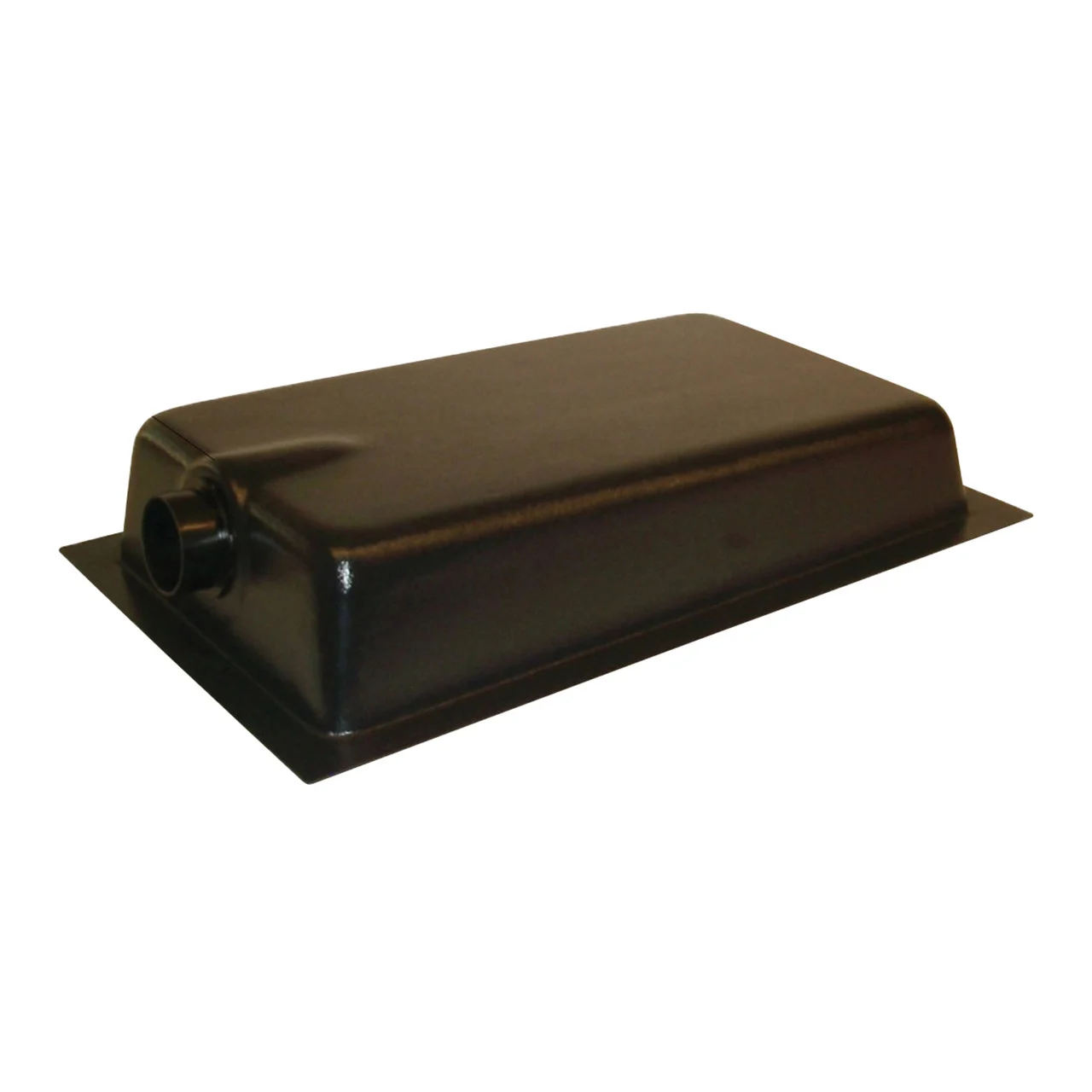 Icon 01606 Holding Tank with Center End Drain HT620ED - 32" x 20" x 6.5", Tank with 3" Spigot and Sensors Installed - 1606