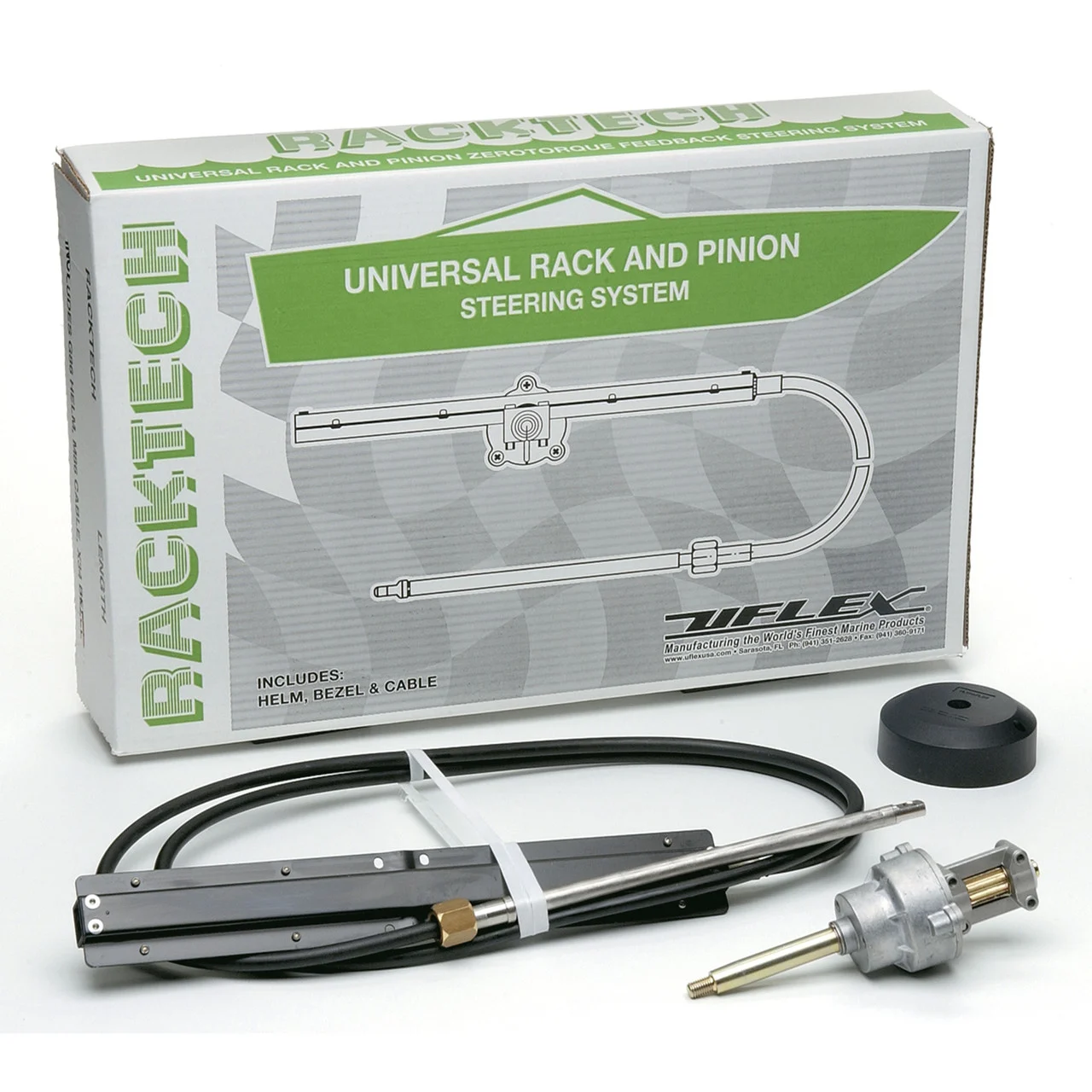 Uflex RACKTECH12 RackTech Rack Steering System - 12' - RACKTECH12