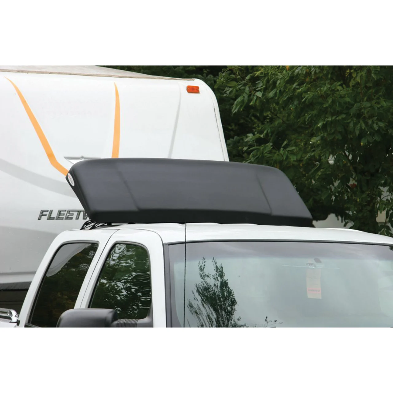Icon 01217 AeroShield Wind Deflector WD600 - 56" x 22", Black - 1217