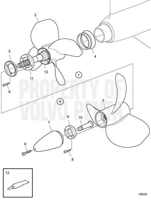 Volvo Penta - Line Cutter - Volvo Penta (23062729)