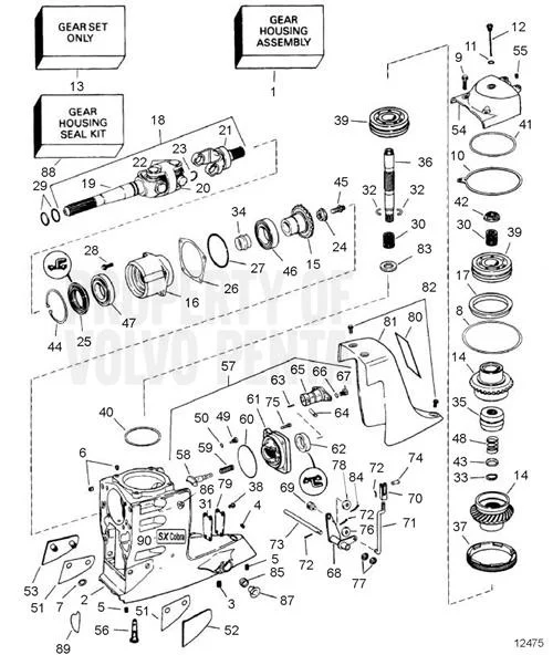 Volvo Penta - U-joint Assembly Volvo Penta (3850812)