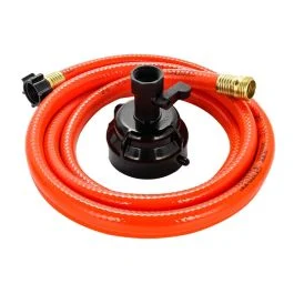 Camco Rhinoflex 10' Clean Out Hose W/Rinser Cap -" Internal Diameter