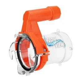 Camco Rhino Rv Sewer Hose Extender Pro - 5″ Sewer Hose Extension - Torque-Grip Handle W/Built-In Led Flashlight