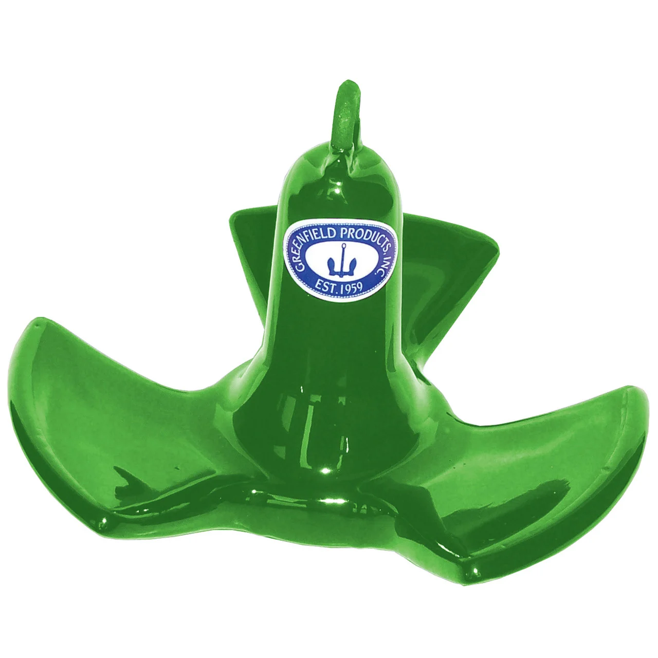 Greenfield 514-FG Vinyl Coated River Anchor - Green, 14 lb. - 514-FG