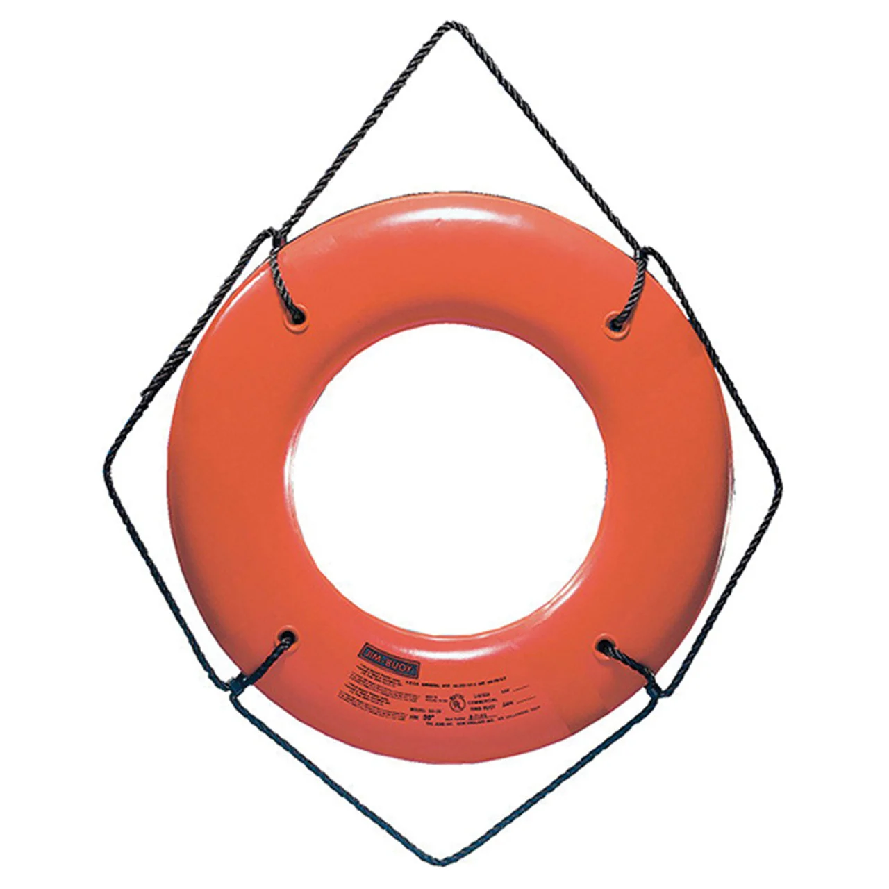 Jim-Buoy JBO-X-24 U.S.C.G. Approved JBX-Series Life Ring - 24", Orange - JBO-X-24