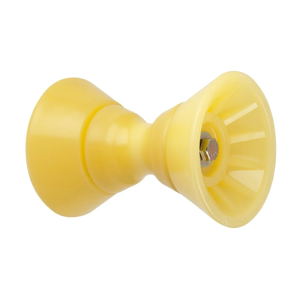 C.E. Smith 4" Bow Bell Roller Assembly - Yellow TPR – Marine HVAC Replacement Part