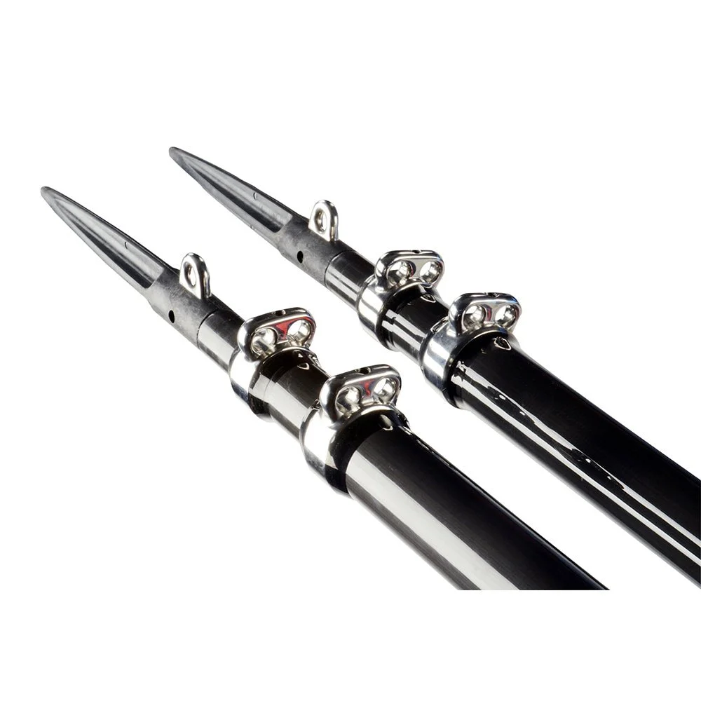 C.E. Smith Gen3 Center Rigger Pole - Black - 2-Section - 12' – Marine Boat Replacement Part