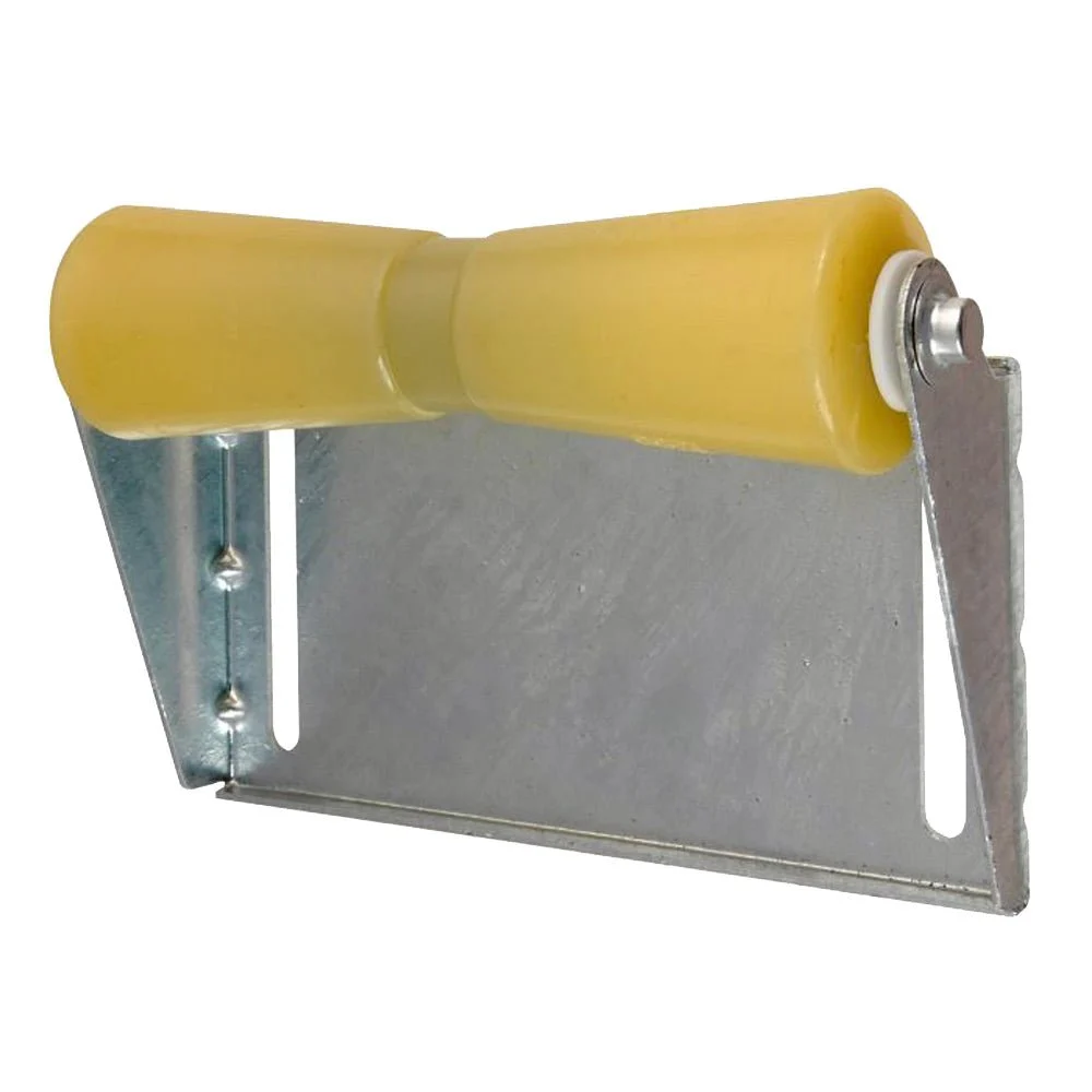 C.E. Smith Panel Bracket Assembly 12" Keel Roller - Yellow TPR – Marine Boat Replacement Part