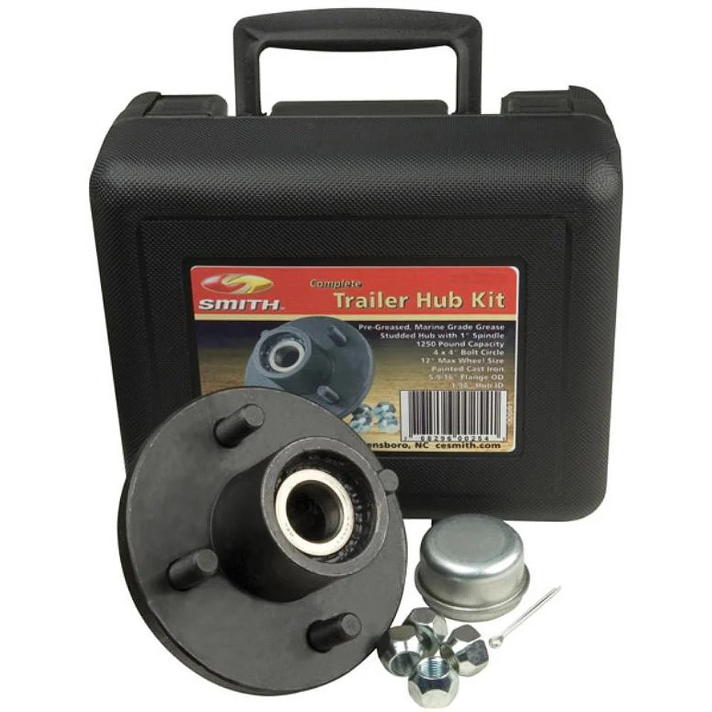 C.E. Smith Trailer Hub Kit Package 1-1/16" Stud 4 x 4 – Marine Boat Replacement Part
