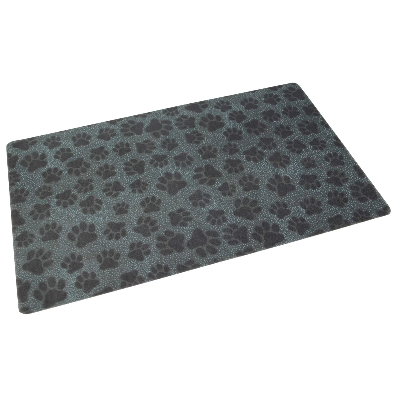 Drymate PPM1220PDB Pet Bowl Placemat - 12" x 20", Dots Black - PPM1220PDB