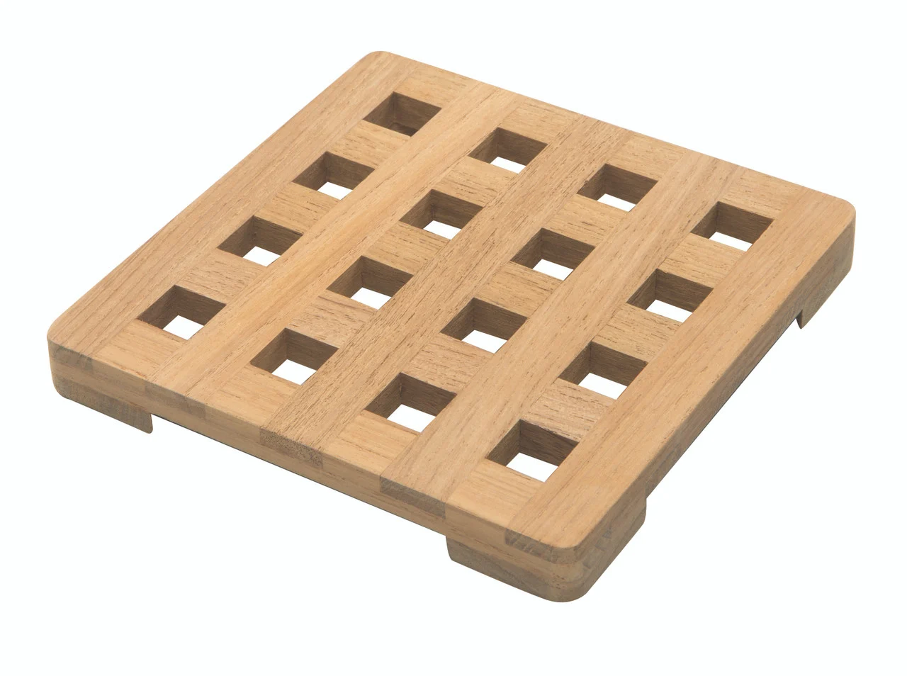 Whitecap 62420 Teak Small Square Trivet - 6" - 62420