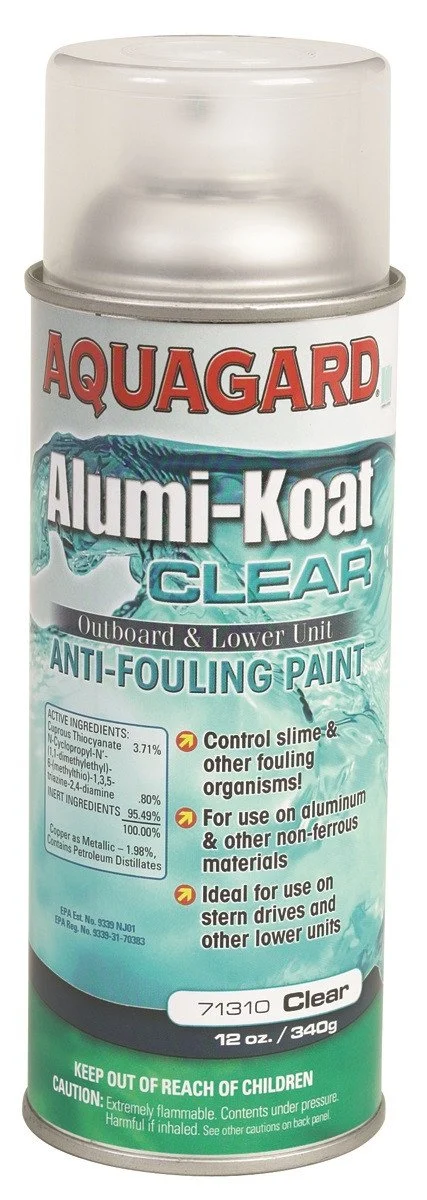 CLEAR ANTIFOULING PROP AND OUTDRIVE PAINT
