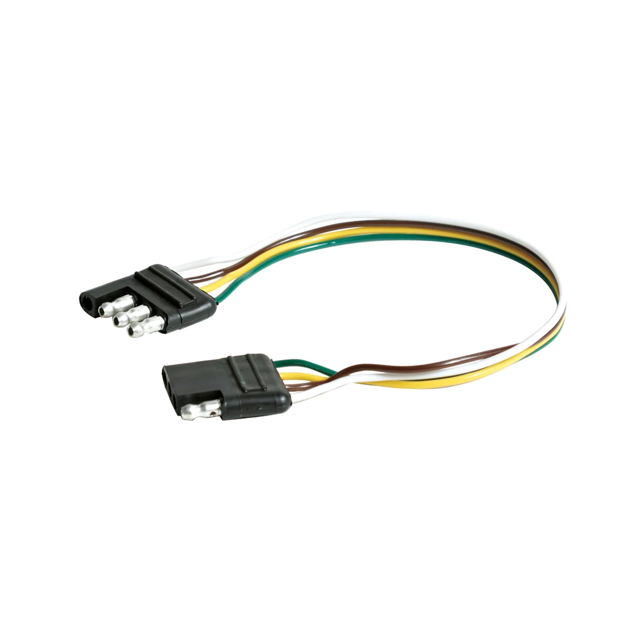 WirthCo 80900 Complete Trailer Connector - 12" Length, 3-Way Flat - 80900