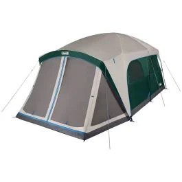 Coleman 12-Person Skydome Camping Tent W/Screen Room - Evergreen