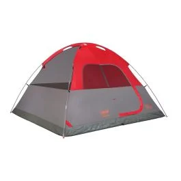 Coleman 6-Person Flatwoods Ii Lightweight Dome Camping Tent - Red