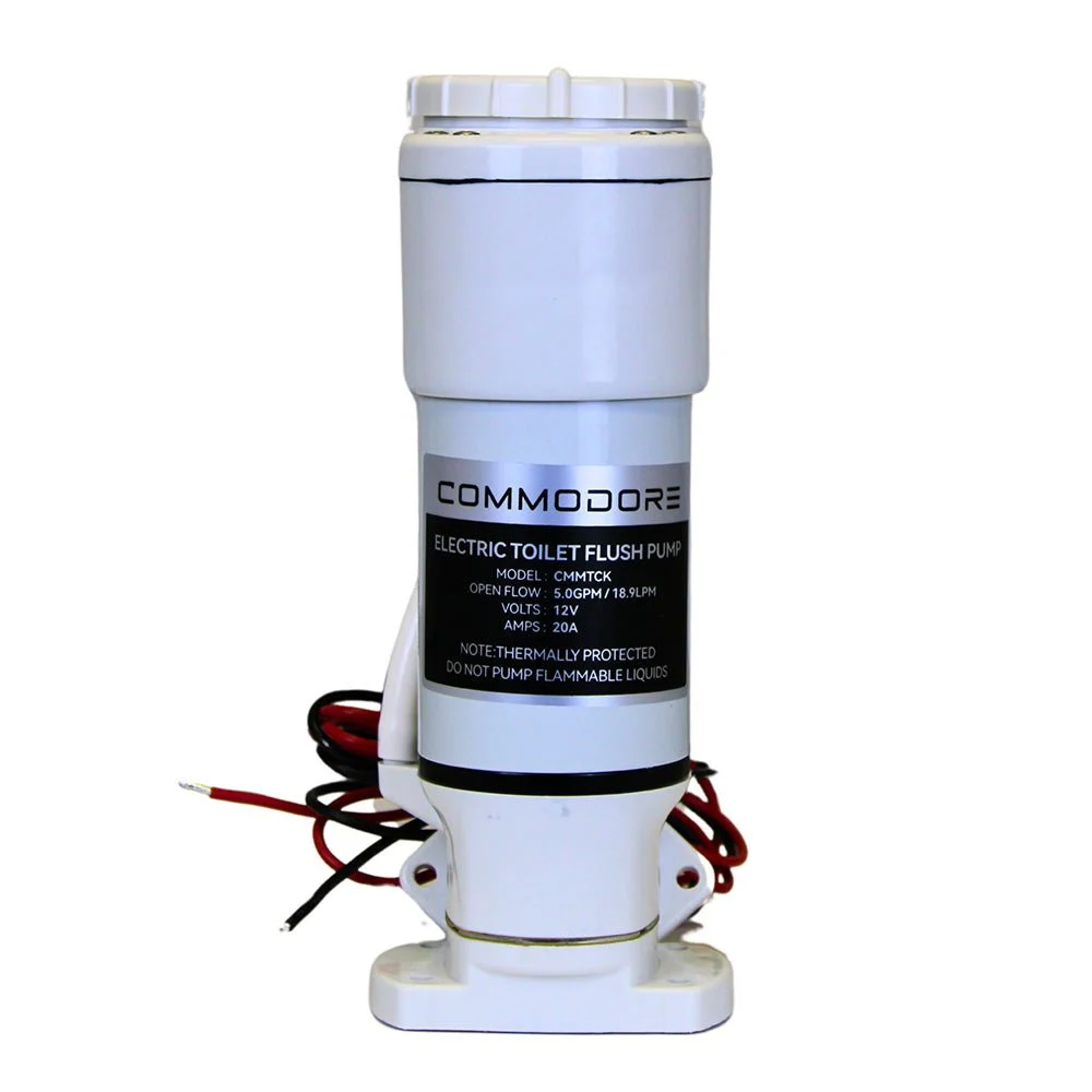 Commodore 12V Manual to Electric Toilet Conversion Kit – Boat Pump & Plumbing Part