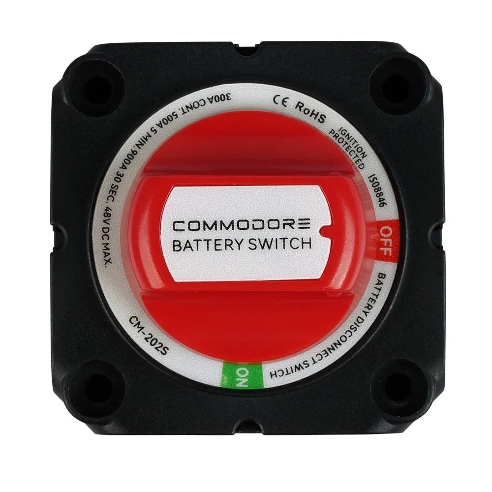 Commodore On/Off Battery Disconnect Switch – Marine Boat Replacement Part