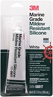 3m Marine - Silicone Sealant - White - 3 Oz - 8017