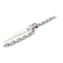 C. Sherman Johnson "Captain Hook" Chain Snubber Large Snubber Hook F/3/8" & 1/2" Chain W/15' Of" 3 Strand Nylon