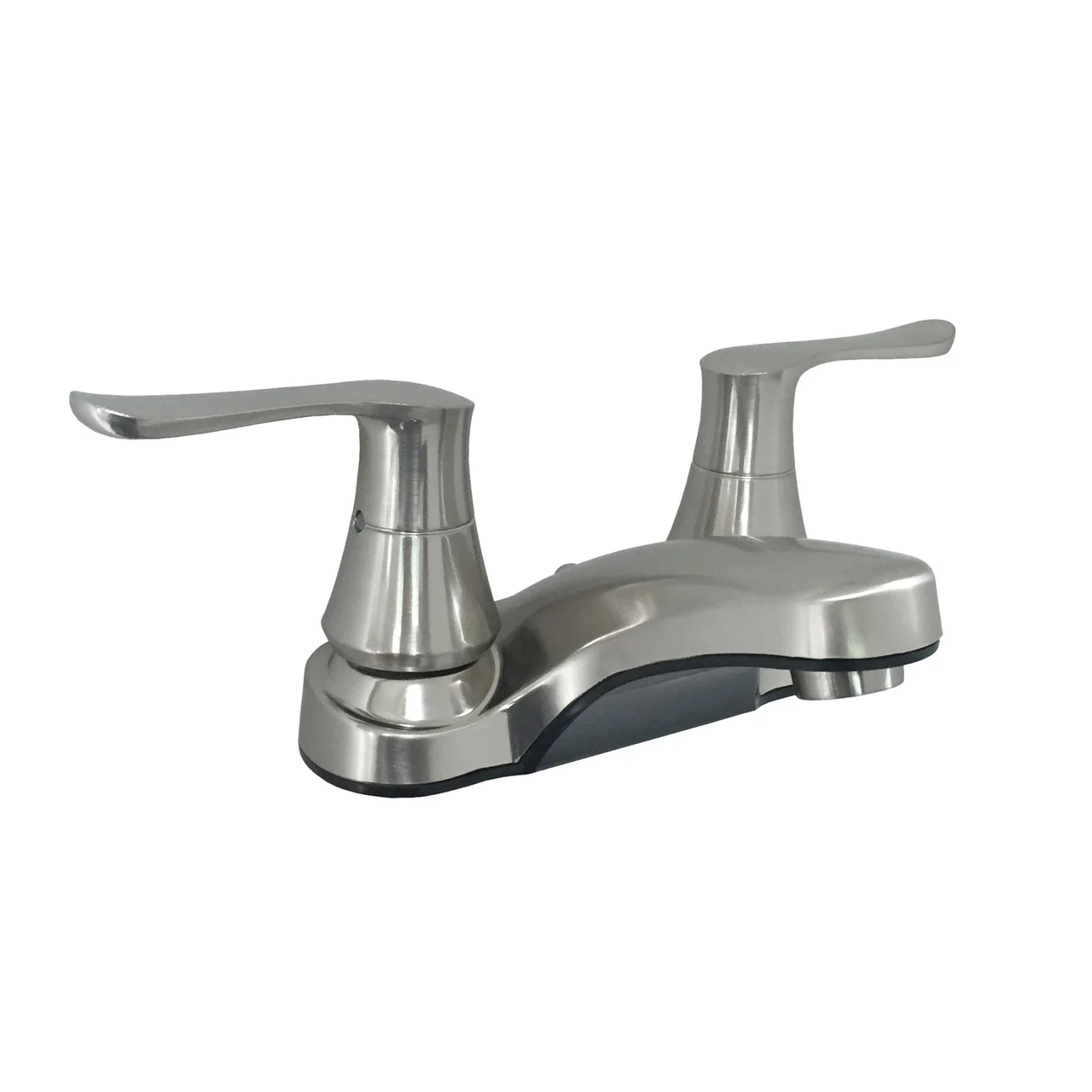Empire Brass U-YNN77N-DH3 RV Non-Metallic Bathroom Faucet with Solid Saber Handles - 4", Brushed Nickel - U-YNN77N-DH3