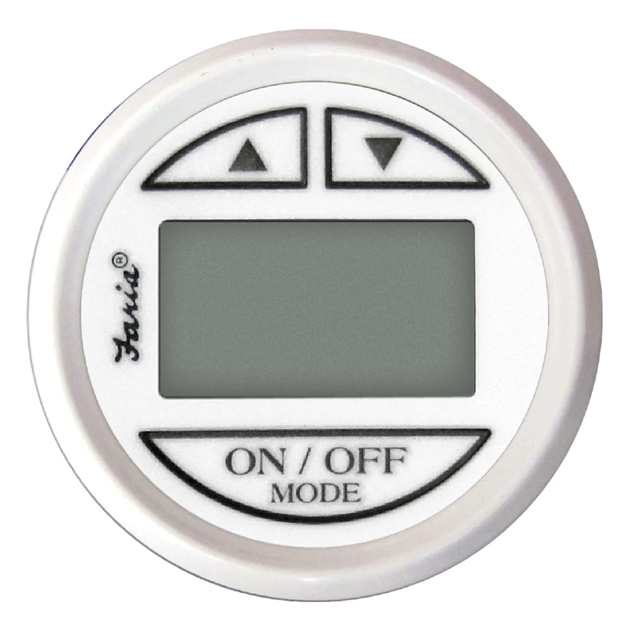 Faria 13151 Dress Depth Sounder (In-Hull Mounted Transducer) SN2010 - 2", White - 13151