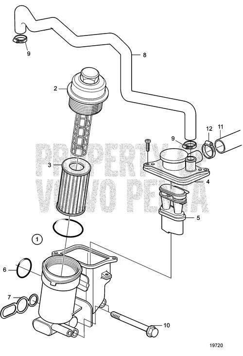 Volvo Penta - Filter Insert - Volvo Penta (8692305)
