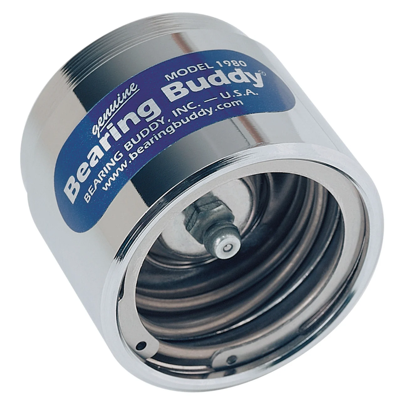 Bearing Buddy 43102 Wheel Bearing Protector - 2.328" D, Chrome - 43102