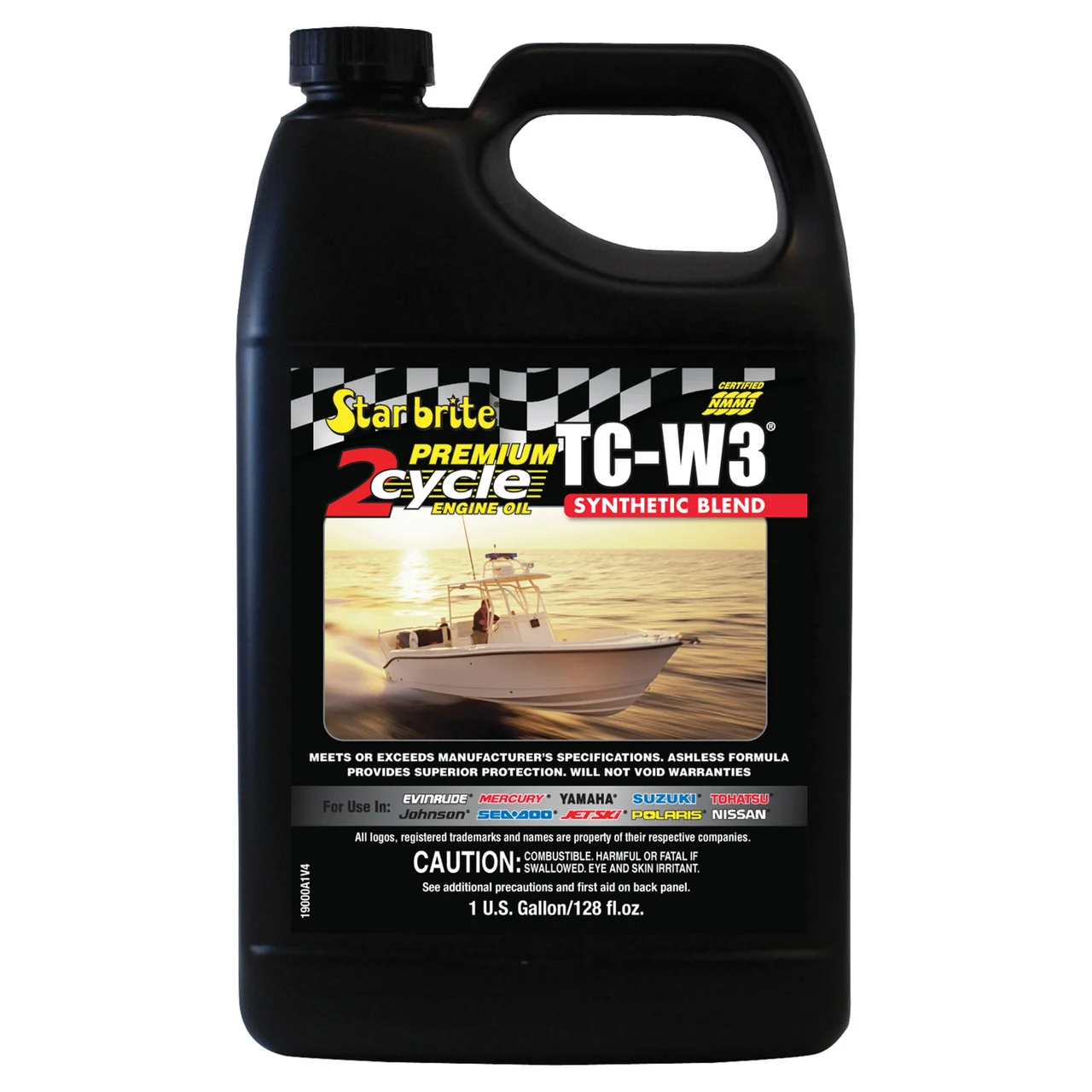 Star brite 19200 Super Premium 2-Cycle Engine Oil TC-W3 - Gallon - 19200