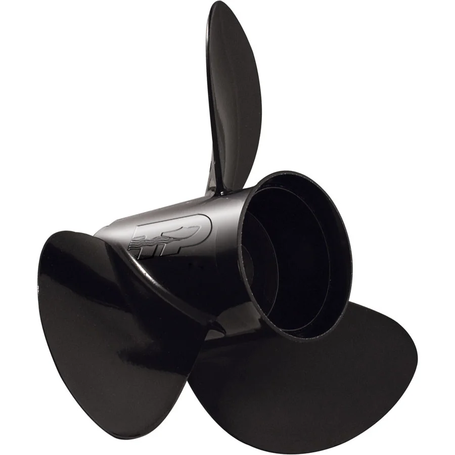 Turning Point Propellers 21211310 Hustler 3-Blade Aluminum Propeller for 6-74hp Engines with 3" Gearcase - 10.375" x 13", Right Hand Prop R2-1013 - 21211310