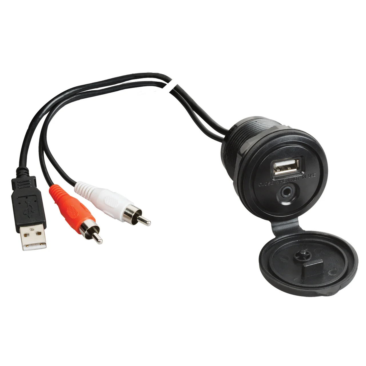 Jensen JENAUX USB Interface and 1/8" Auxiliary Input Jack - JENAUX