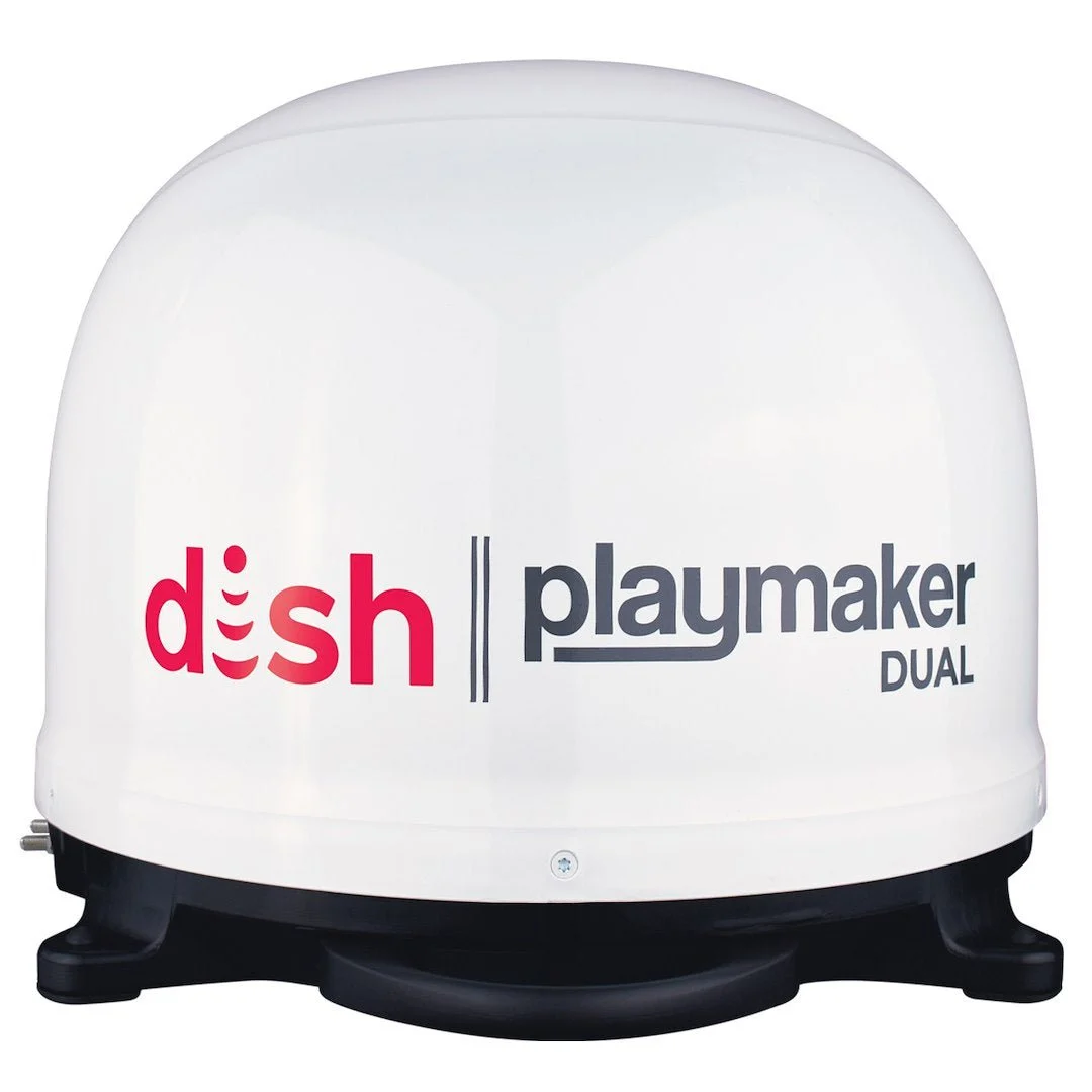 DISH PLAYMAKER DUAL AUTO SAT WHITE