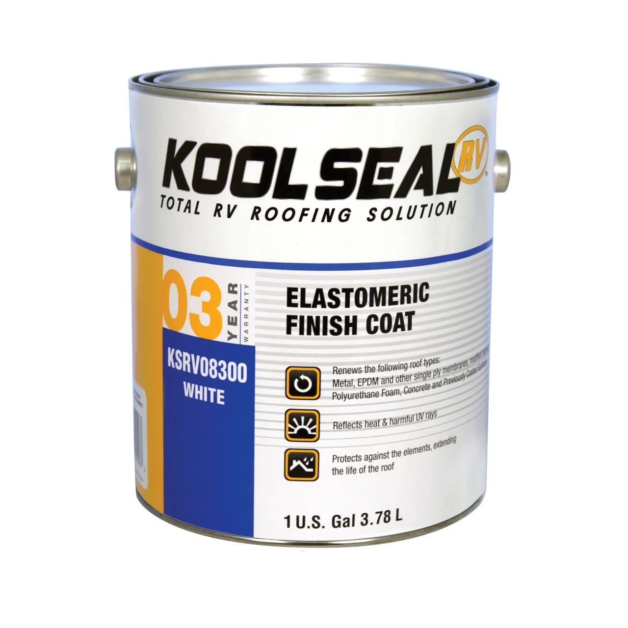 Geocel KSRV08300-16 Elastomeric Roof Coating - 1 Gal - KSRV08300-16