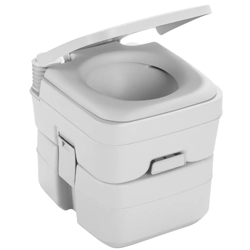 Dometic 965 MSD Portable Toilet w/Mounting Brackets - 5 Gallon - Platinum – Boat Pump & Plumbing Part