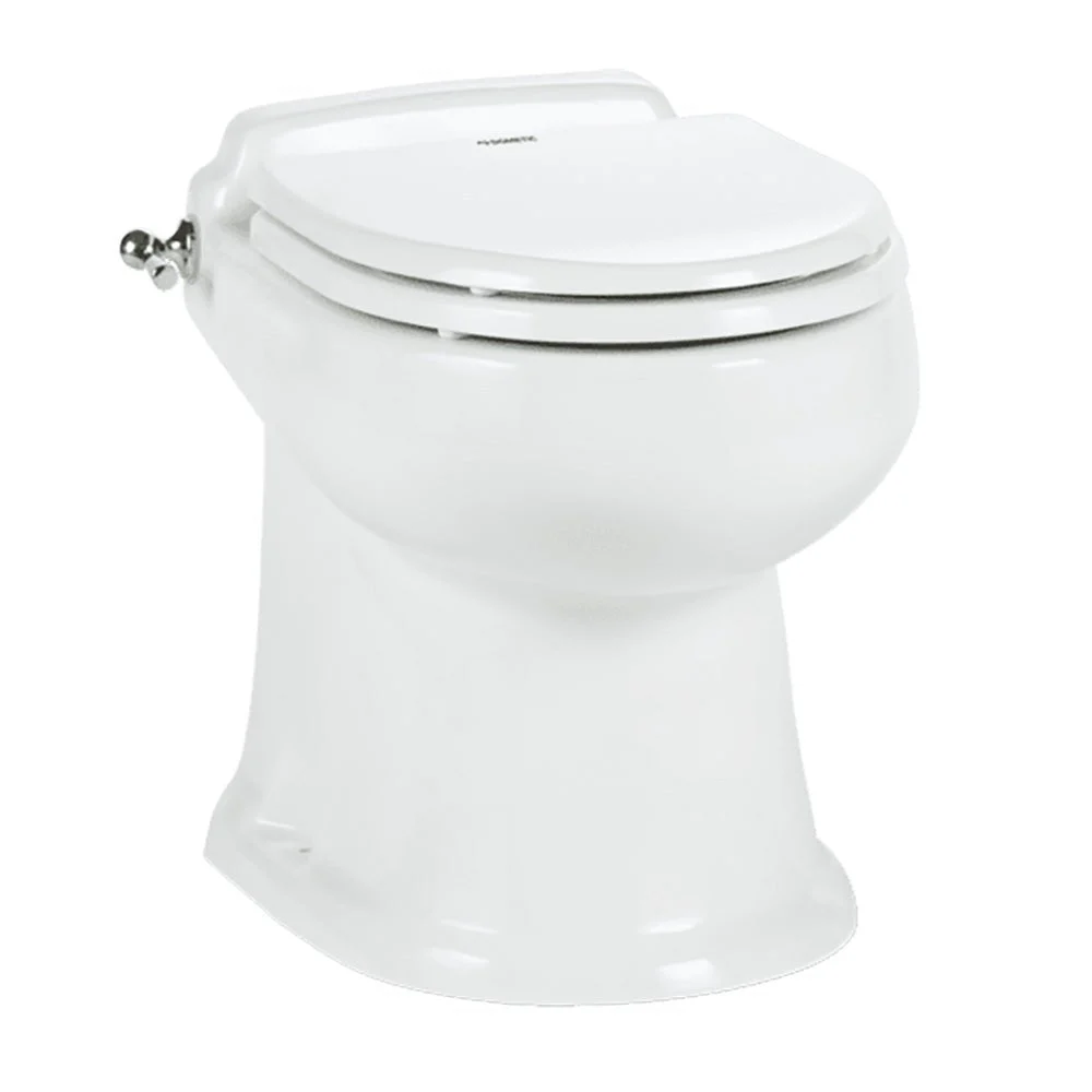 Dometic MasterFlush 8740 White Electric Macerating Toilet - Raw/Fresh Water – Boat Pump & Plumbing Part