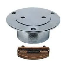 Buck Algonquin Pipe Deck Plate 1-1/2" Water