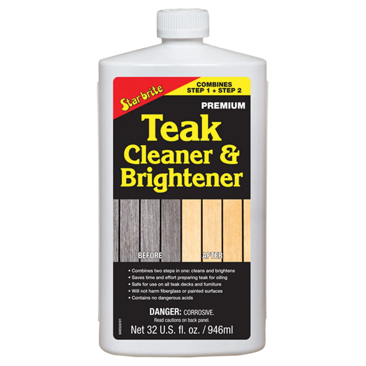 Star brite 094932 One Step Teak Cleaner and Brightener - 32 oz - 94932