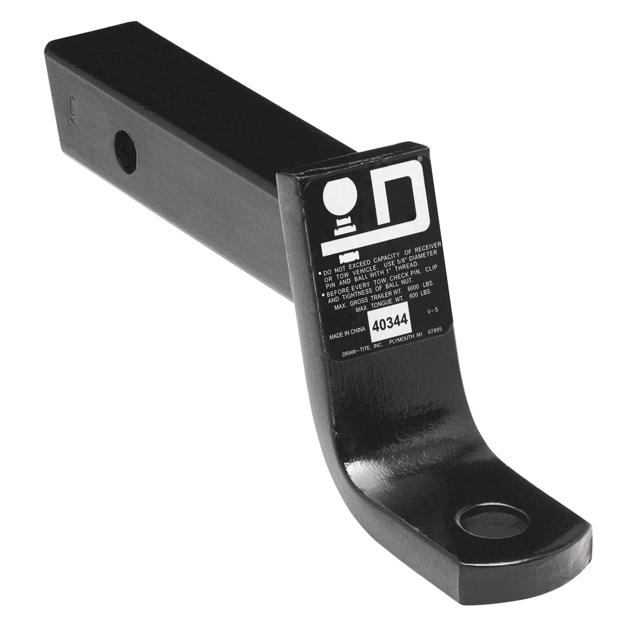 Reese 45122 Class V Ball Mount - 2.5" Shank, 3" Drop, 1.5" Rise, 14000 lbs. GTW - 45122