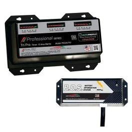 Dual Pro Ps3 Auto 3 Bank Battery Charger W/2 Bank B.O.S.