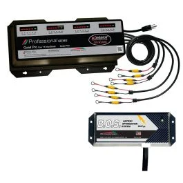 Dual Pro Ps4 4 Bank Battery Charger W/2 Bank B.O.S.