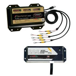 Dual Pro Ss3 3 Bank Battery Charger W/2 Bank B.O.S.
