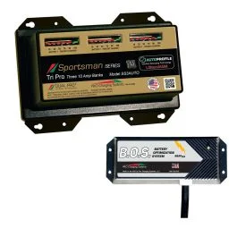 Dual Pro Ss3 Auto 3 Bank Battery Charger W/2 Bank B.O.S.