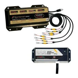 Dual Pro Ss4 4 Bank Battery Charger W/2 Bank B.O.S.