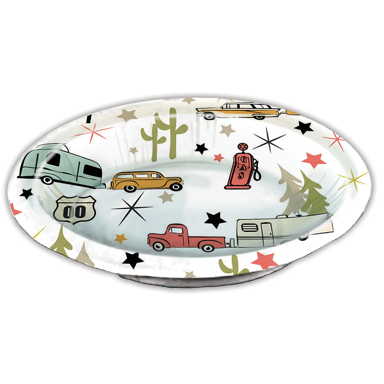 Camp Casual CC-007RB Road Trip Eco-Friendly Paper Bowls - 20 oz., Pack of 24 - CC-007RB