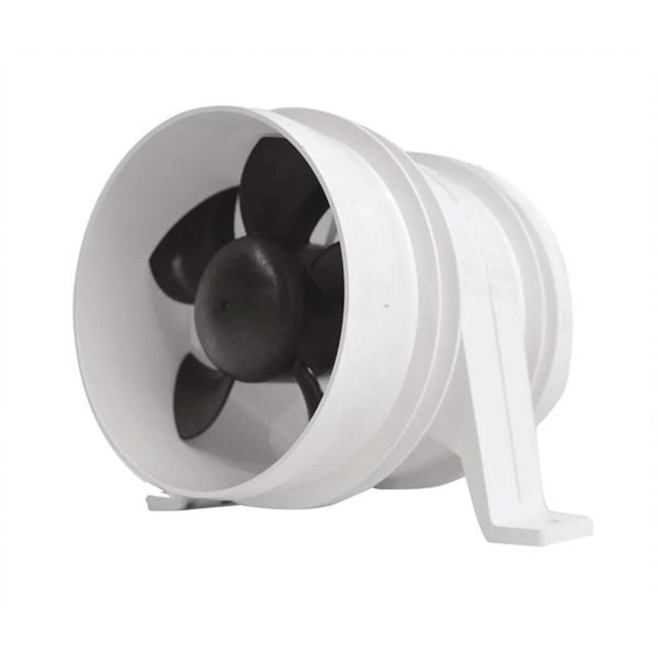 Attwood 1747-4 Turbo 4000 Series II In-Line Blower - 12V, White - 1747-4